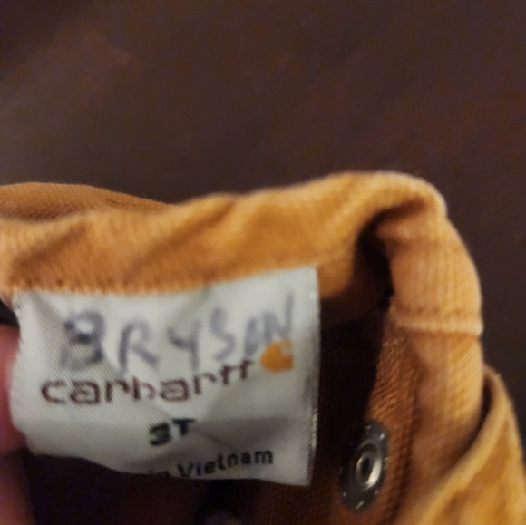 Kids Carhart Overalls 3T - Picture 3 of 4